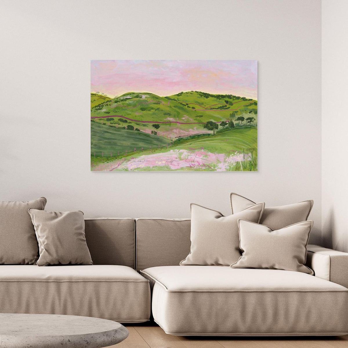 Downs IV - Landscape Canvas Print