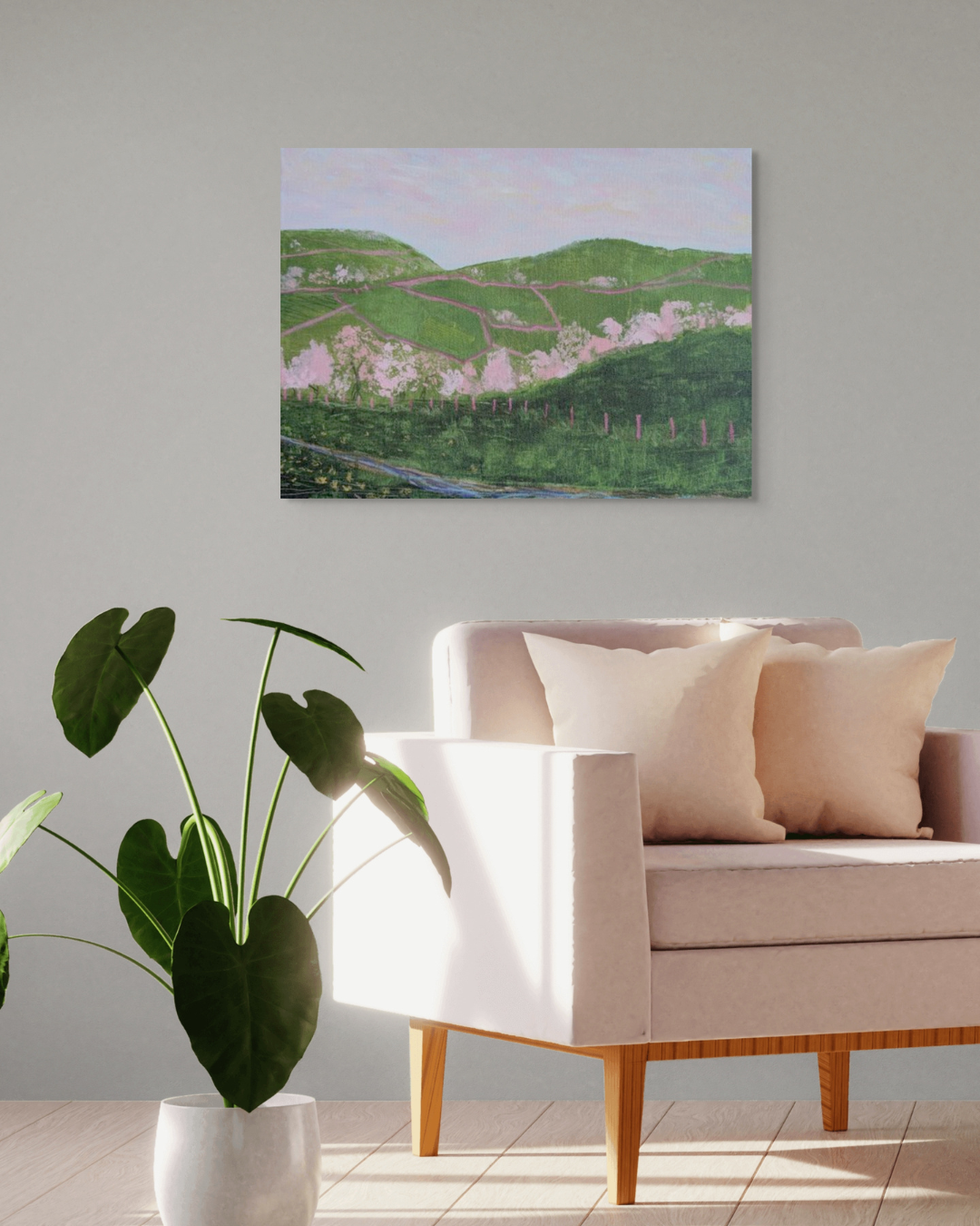 Downs III - Landscape Canvas Print