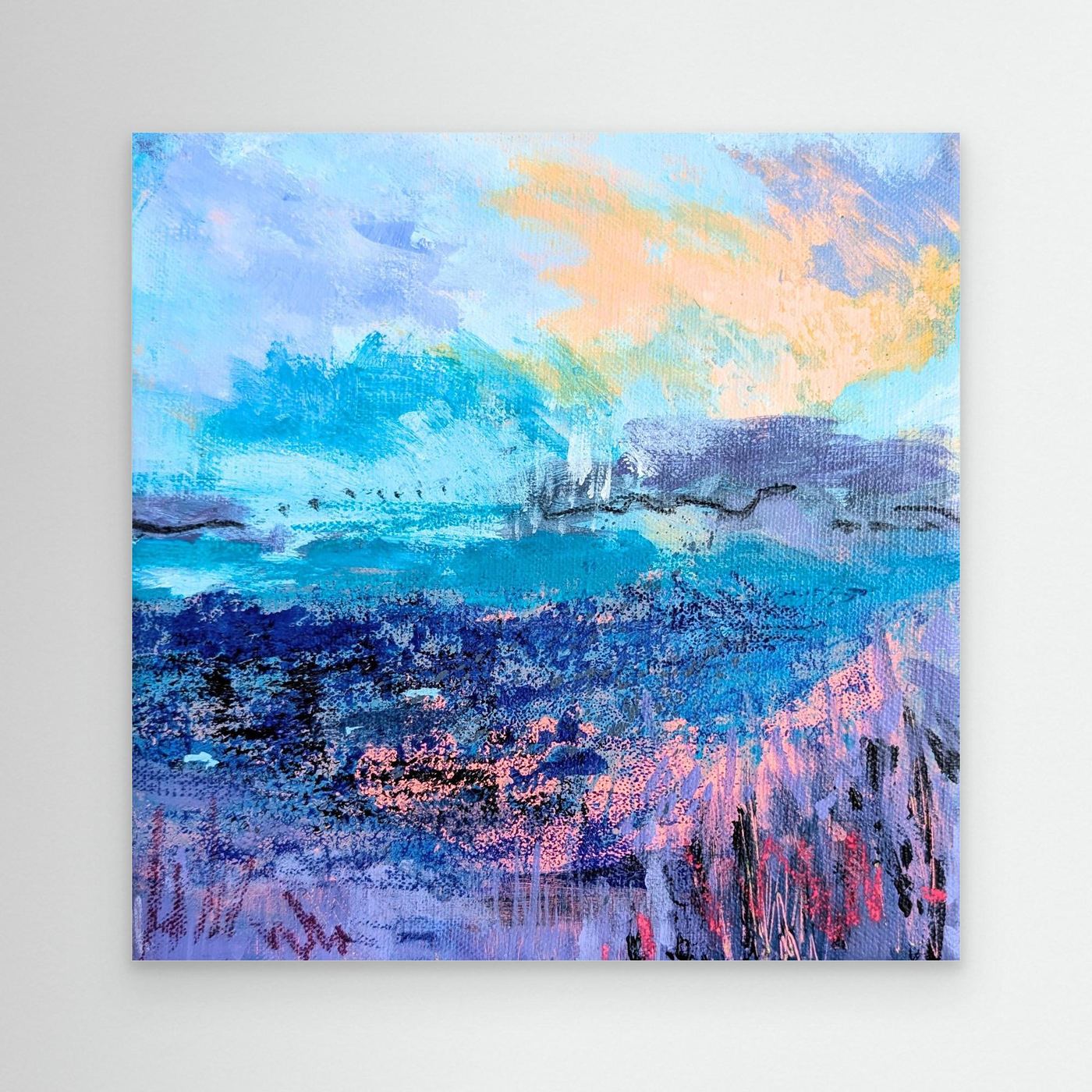 Spring Tide - Abstract Coastal Canvas Print