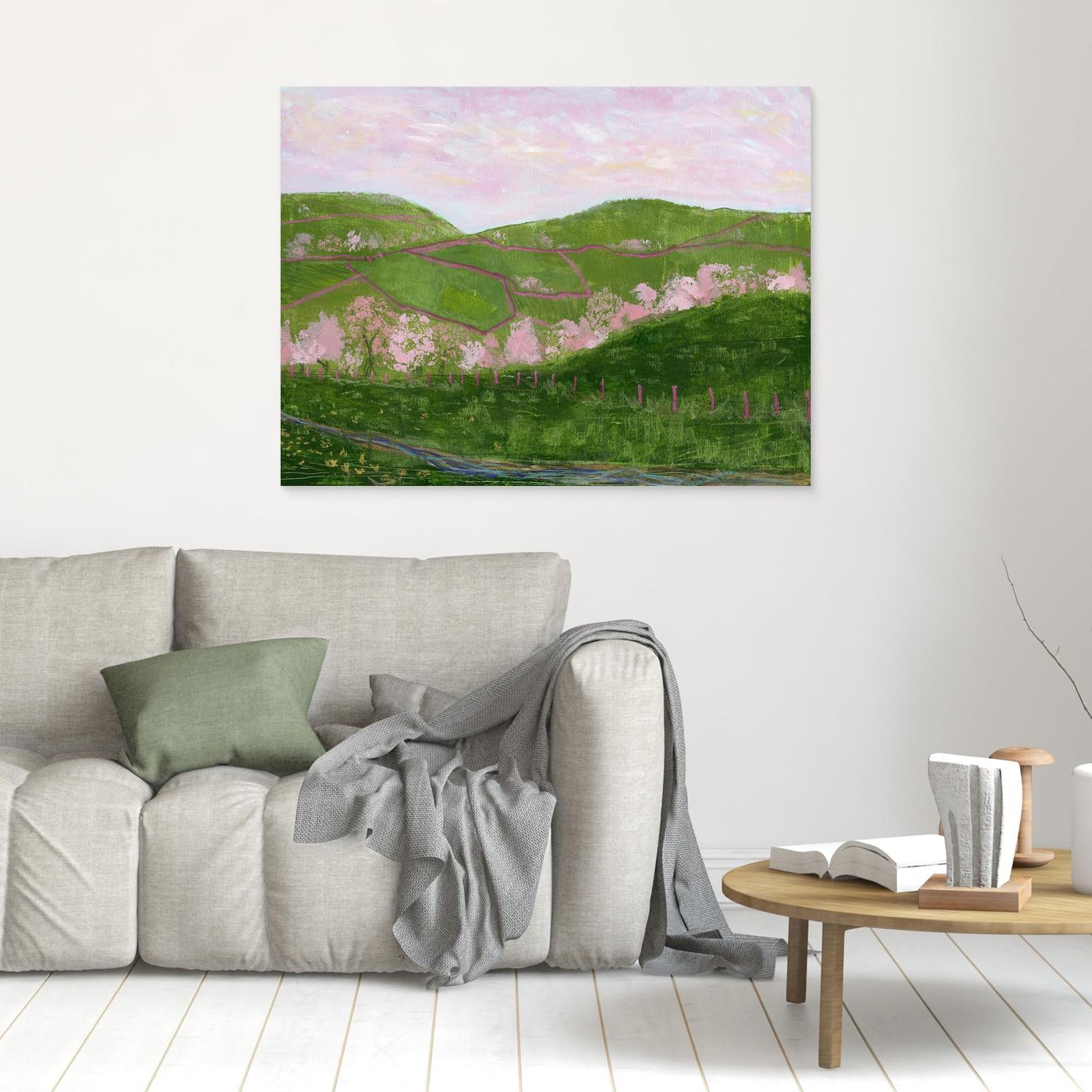 Downs III - Landscape Canvas Print