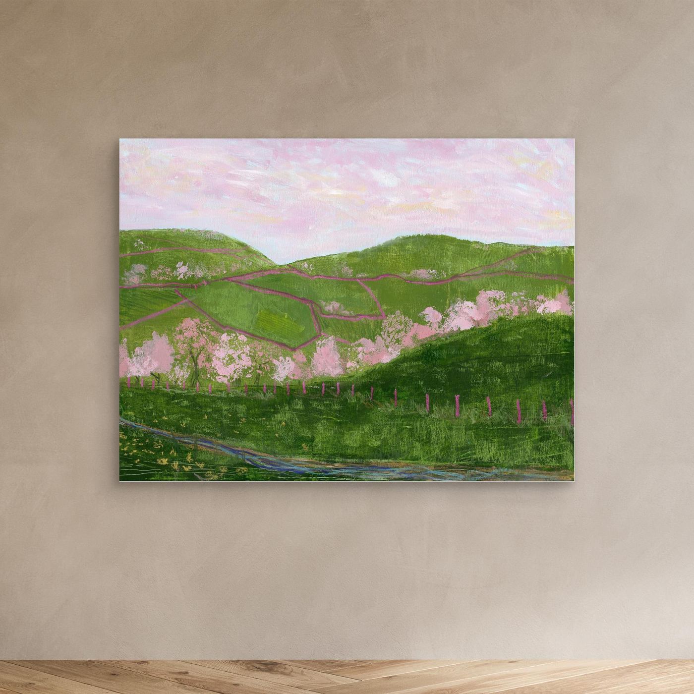 Downs III - Landscape Canvas Print