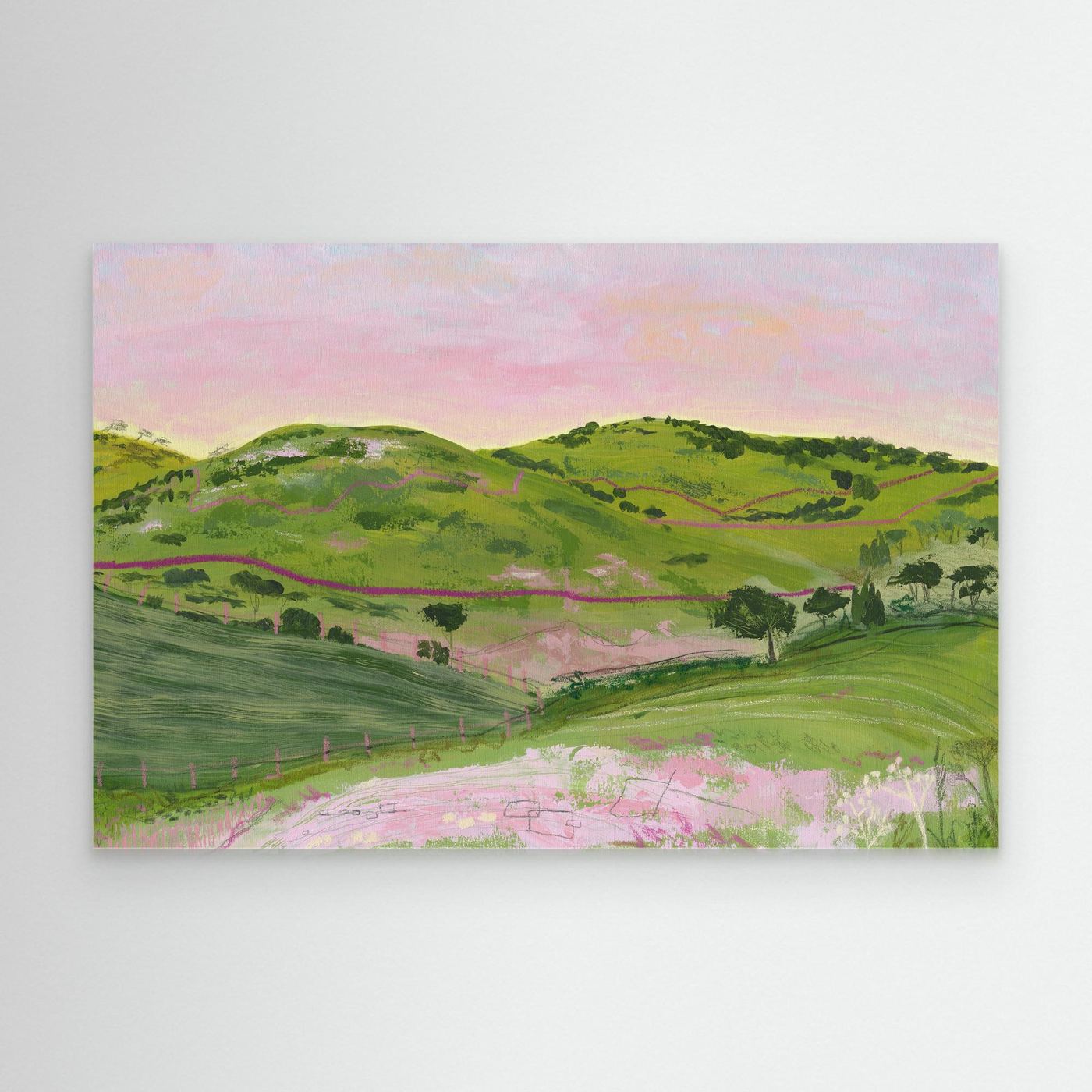 Downs IV - Landscape Canvas Print