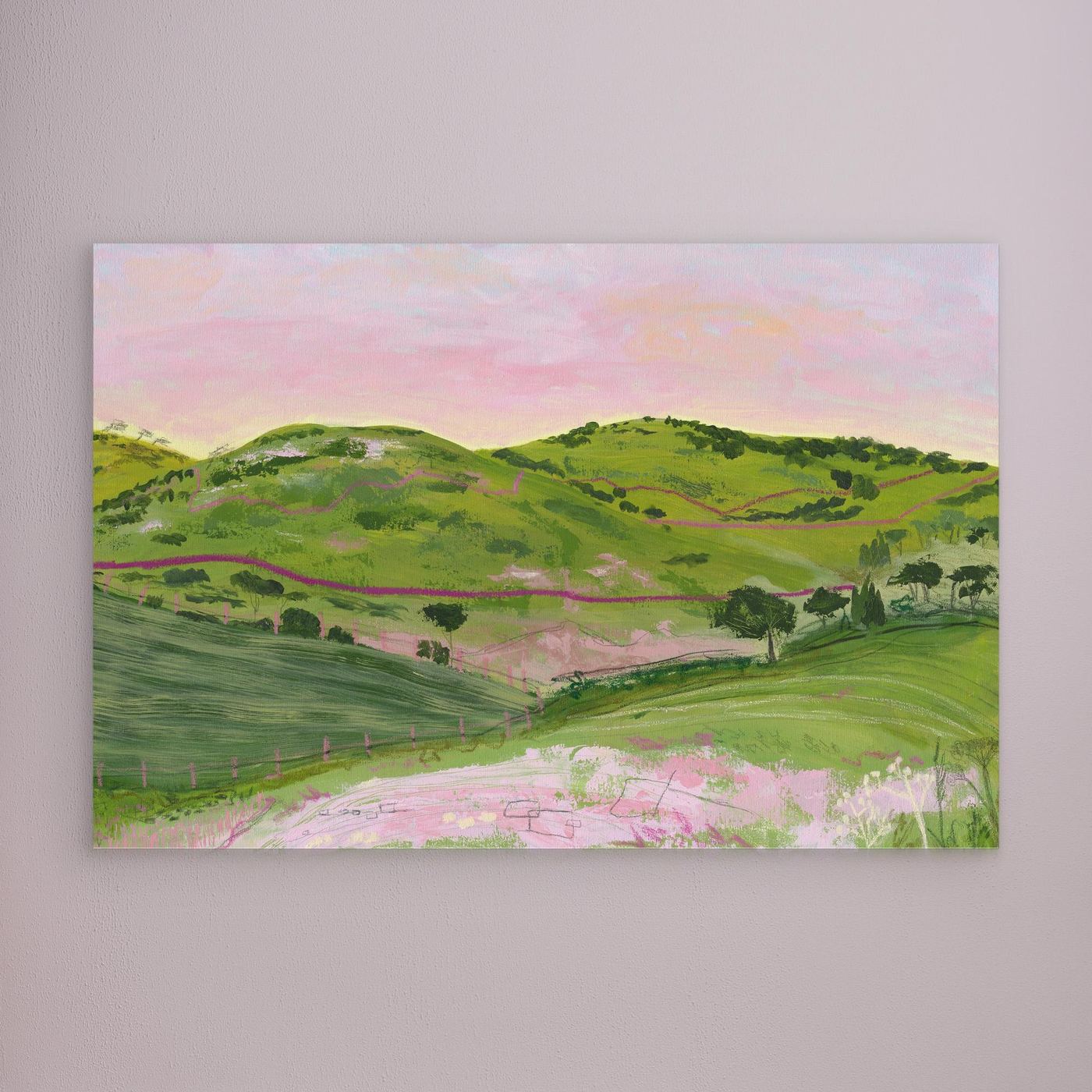 Downs IV - Landscape Canvas Print